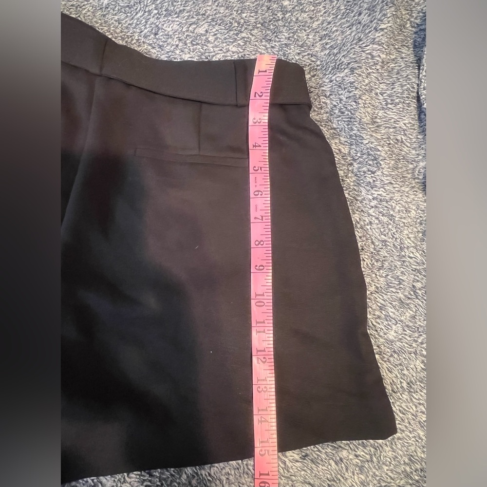 New / Nine West Black Belted Shorts / Size L - Picture 7 of 11
